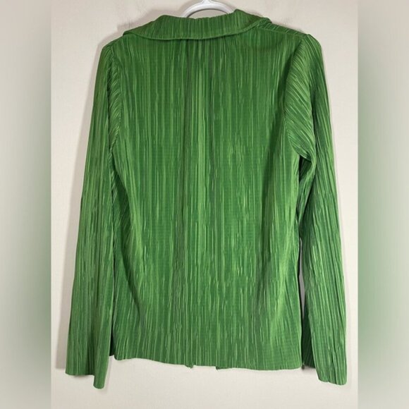 Zara Set Blogger’s Favourite Green Button Down Shirt and Pants - Picture 9 of 15